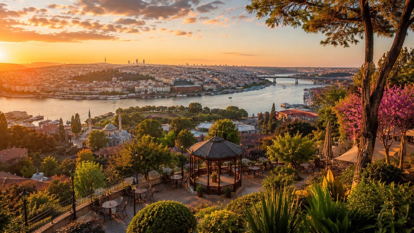 Ağustos'ta İstanbul: Pierre Loti Tepesi'nden Haliç Manzaralı Yeşil Kaçış